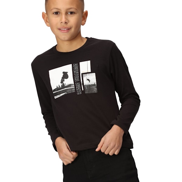 Regatta Barn/Kids Wenbie III Skridsko Scen Långärmad T-shirt Black 9-10 Years