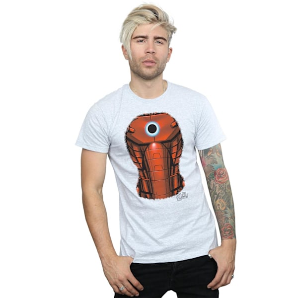 Marvel Iron Man T-shirt med bröstbild, 3XL, Sports Grey Sports Grey 3XL