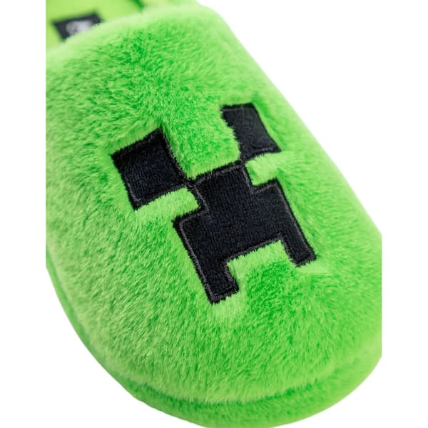 Minecraft Pojkar Creeper Tryckta Tofflor 3 UK Grön/Grå Green/Grey 3 UK