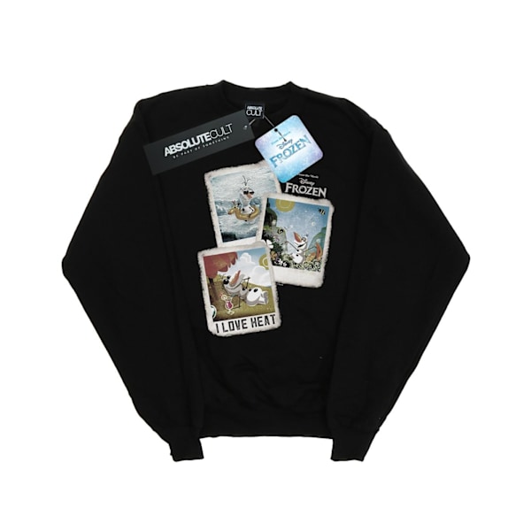 Frozen Dam/Damer Olaf Polaroid Sweatshirt L Svart Black L