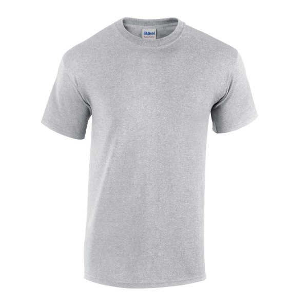 Gildan Herr kraftig bomull T-shirt XXL sportgrå Sports Grey XXL