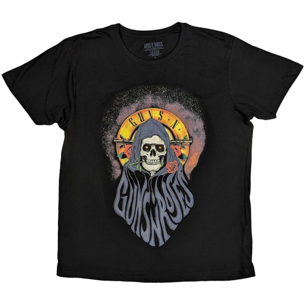 Guns N Roses Unisex Vuxen Reaper bomull T-shirt L Svart Black L