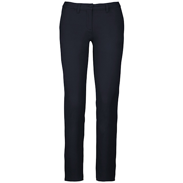 Kariban Dam/Dam Chino Byxor 10 UK Mörk Marinblå Dark Navy 10 UK