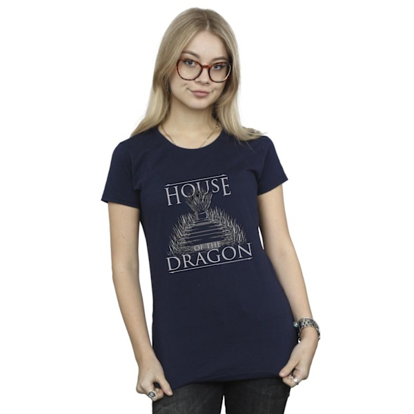 Game Of Thrones: House Of The Dragon Damkläder/Dam Tron Text Navy Blue L