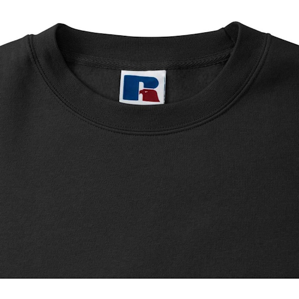 Russell Herr Authentic Sweatshirt (Smalare Passform) 4XL Svart Black 4XL