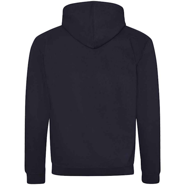 Awdis Mens Varsity Full Zip Hoodie L Ny Fransk Marin/Brandröd New French Navy/Fire Red L
