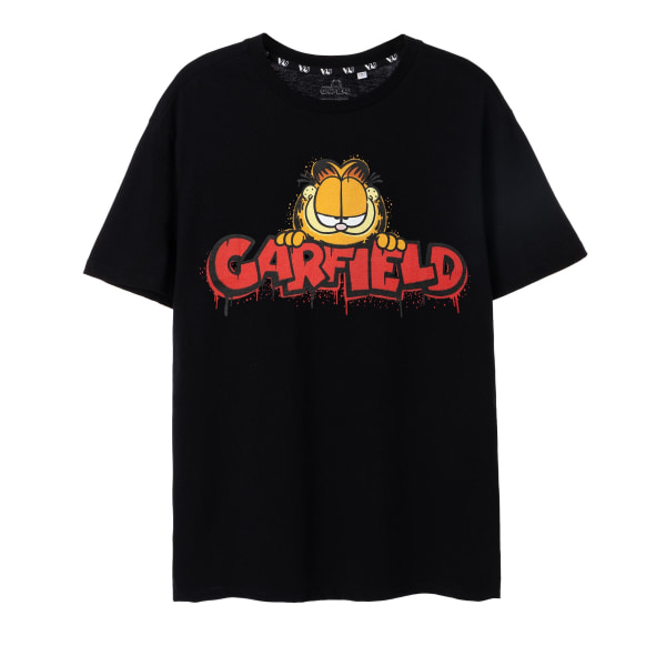 Garfield Herr Graffiti Kortärmad T-shirt S Svart Black S