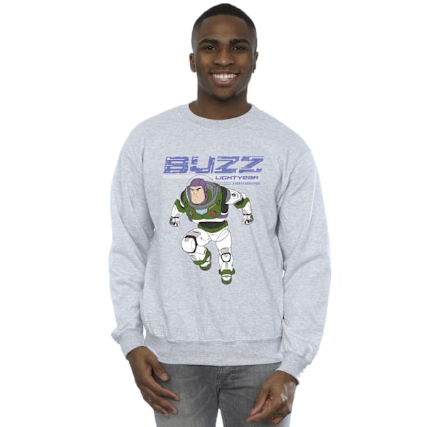Disney Mens Lightyear Buzz Jump To Action Sweatshirt L Sports G Sports Grey L
