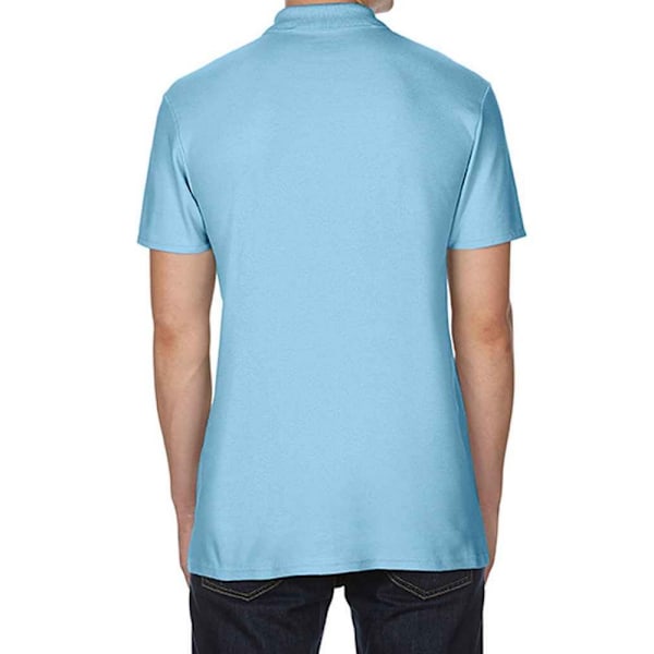 Gildan SoftStyle Double Pique Poloskjorta 4XL Ljusblå Light Blue 4XL