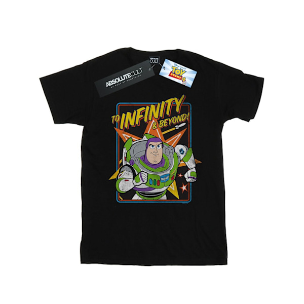 Disney Dam/Kvinnor Toy Story 4 Buzz To Infinity Bomull Boyfri Black XXL
