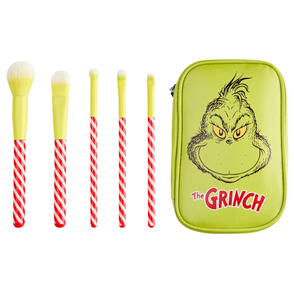 The Grinch Sminkborstset med Karaktärsansikte One Size Grön/Röd/ Green/Red/White One Size