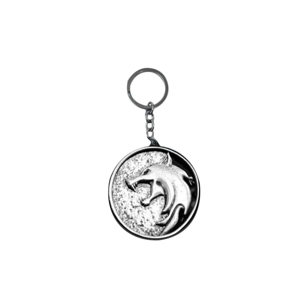 The Witcher Wolf Nyckelring One Size Silver Silver One Size