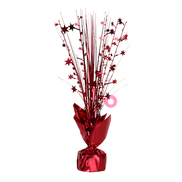 Amscan Spray Ballong Vikt Centerpiece One Size Röd Red One Size