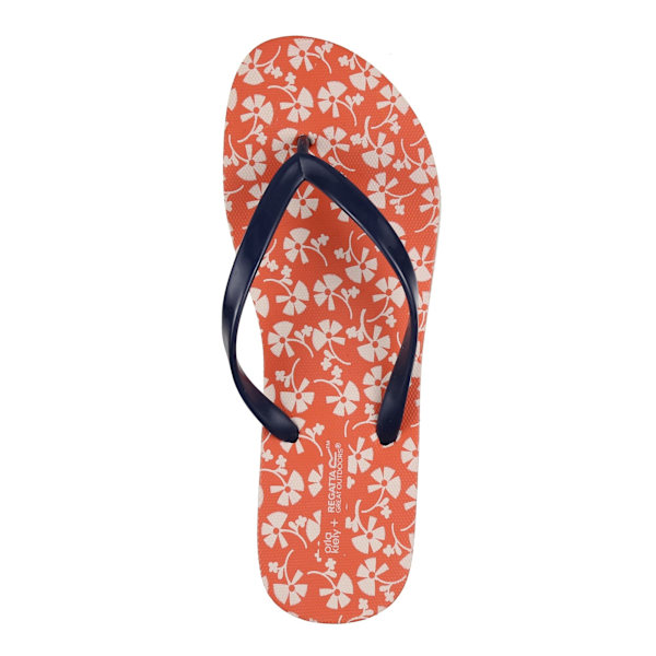 Regatta Dam/Dam Orla Kiely Parsley Flip Flops 5 UK Satsum Satsuma/White 5 UK