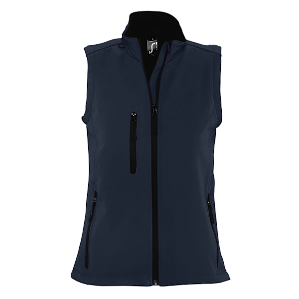 SOLS Dam/Kvinnor Rallye Soft Shell Bodywarmer Jacka M Franska French Navy M