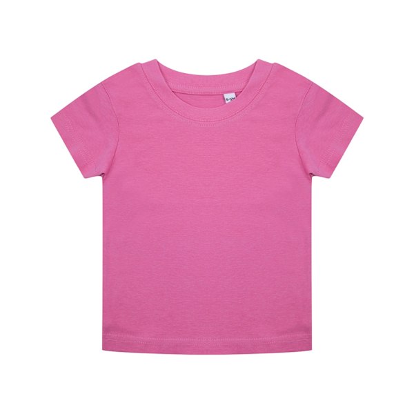 Larkwood Toddler Organic T-Shirt 24-36 månader Ljusrosa Bright Pink 24-36 Months