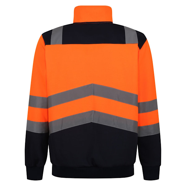 Regatta Pro Quarter Zip Hi-Vis Väst XL Orange/Marinblå Orange/Navy XL