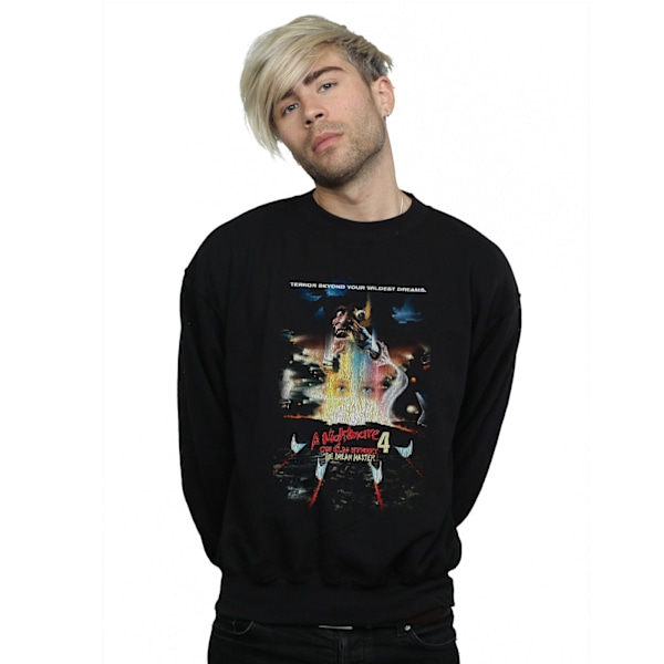 A Nightmare On Elm Street Herr The Dream Master Sweatshirt M Svart Black M