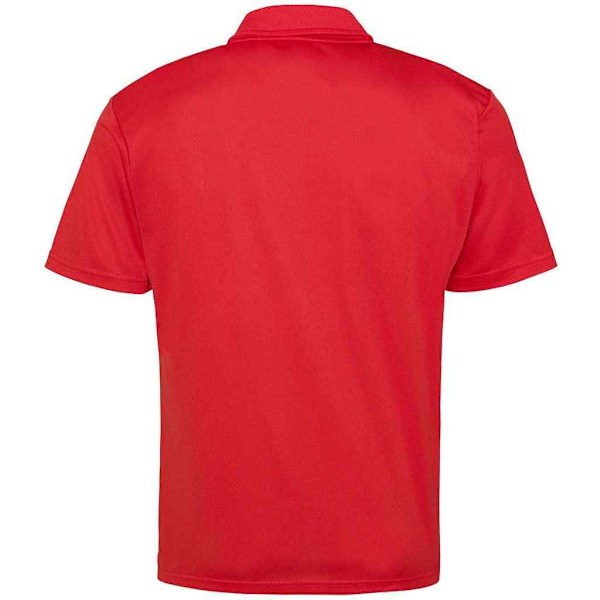 AWDis Cool Mens Moisture Wicking Polo Shirt M Fire Red Fire Red M