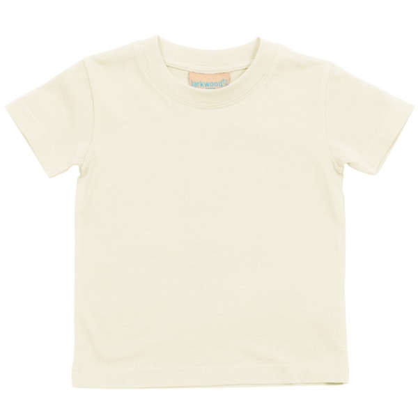Larkwood Baby/Childrens Crew Neck T-Shirt / Schoolwear 24-36 Pa Pale Yellow 24-36