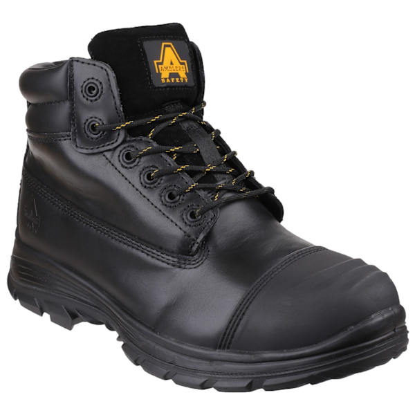 Amblers FS301 Cordoba S3 Snörstövlar med Spets, Säkerhetsskor för Herr, Storlek 7 UK, Svart Black 7 UK