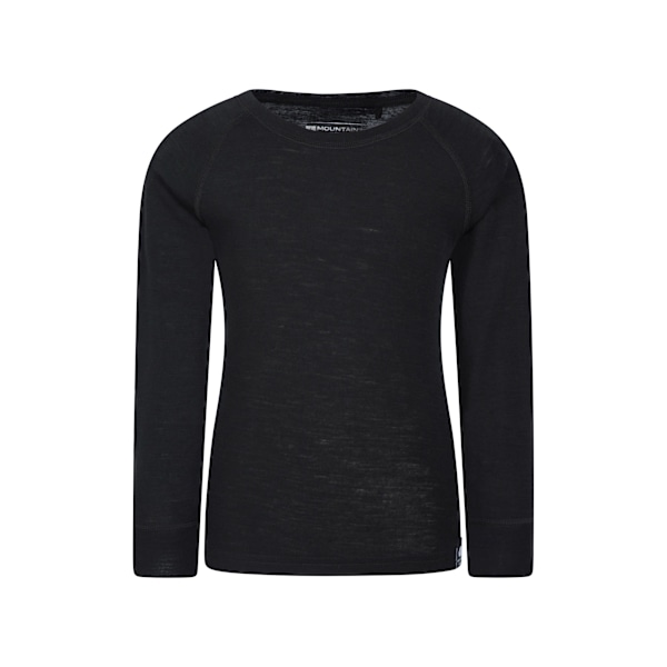 Mountain Warehouse Barn/Barn Merino II Rundhalsad Underställströja Black 11-12 Years