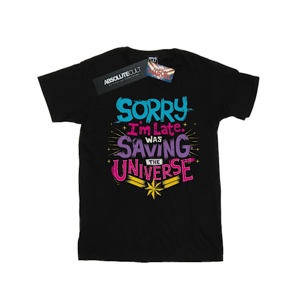 Marvel Captain Marvel Räddar Universum T-shirt 4XL Svart Black 4XL