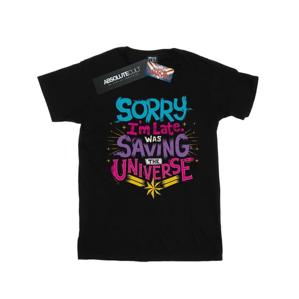 Marvel Herr Captain Marvel Saving The Universe T-Shirt M Svart Black M