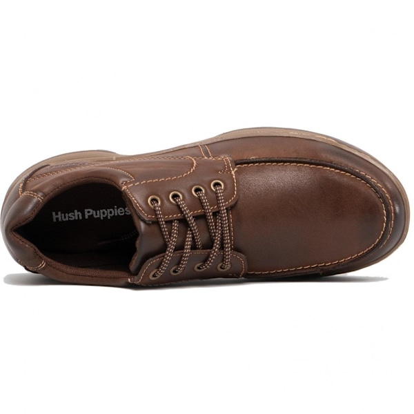 Hush Puppies Tucker snörskor i brunt för män, storlek 10 UK Brown 10 UK