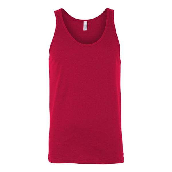 Bella + Canvas Unisex Adult Jersey Tank Top XS Röd Red XS