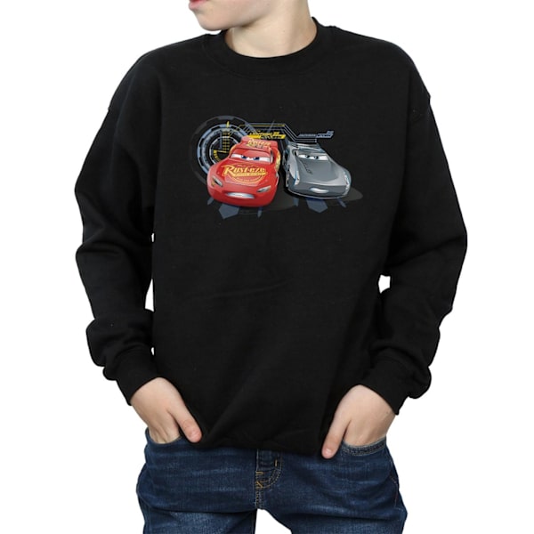 Disney Boys Cars Lightning Vs Storm Sweatshirt 12-13 År Svart Black 12-13 Years