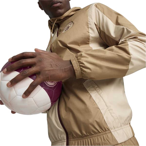Puma Herr Manchester City Vävd Jacka M Sand Sand M