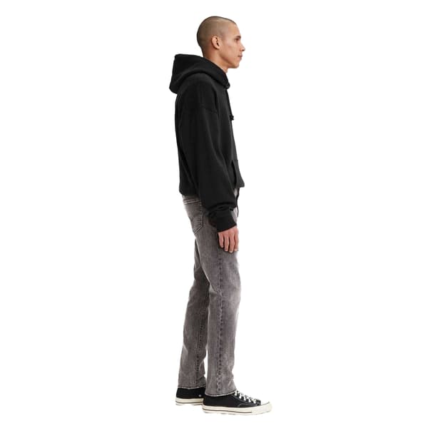 Levis Herr 511 Logo Slim Jeans 34S Kolgrå Charcoal Grey 34S