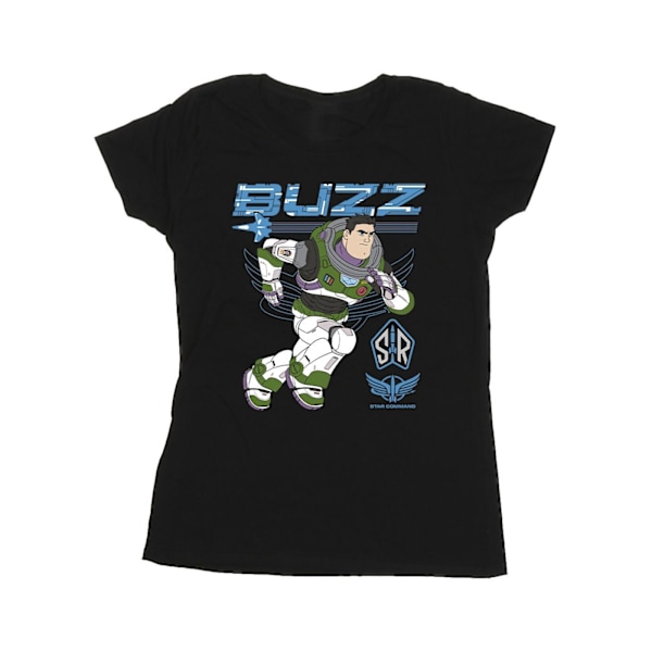 Disney Dam/Kvinnor Lightyear Buzz Run To Action Bomull T-Shir Black M
