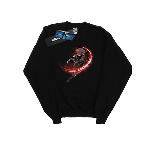 DC Comics Girls Aquaman Black Manta Flash Sweatshirt 9-11 år Black 9-11 Years