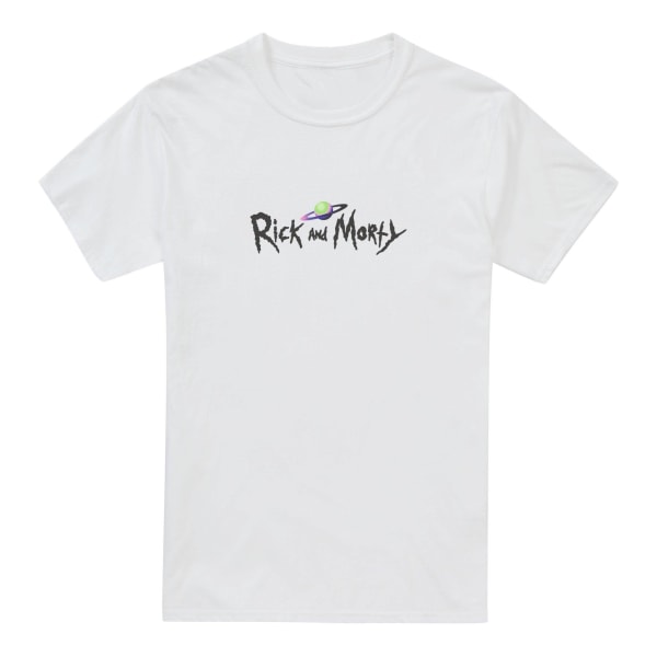 Rick And Morty Herr T-shirt XXL Vit White XXL