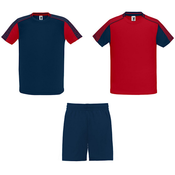 Roly Unisex Vuxen Juve Sports Sportset XXL Röd/Marinblå Red/Navy Blue XXL