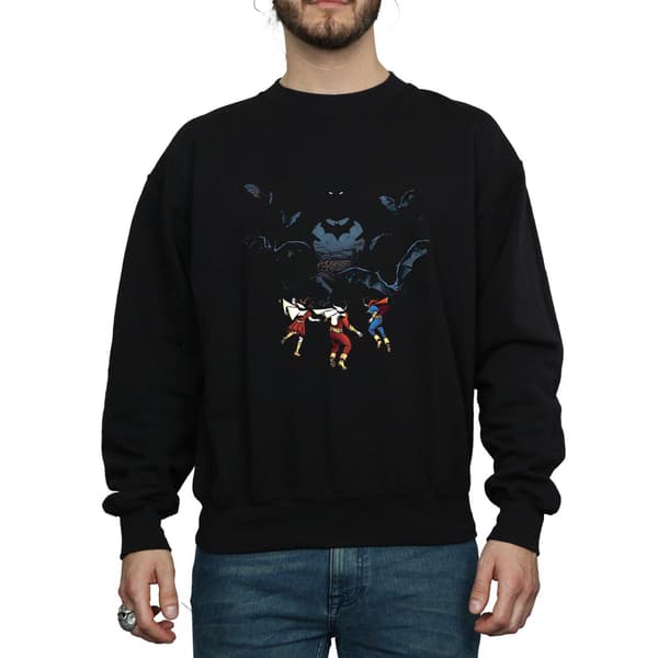 DC Comics Herr Batman Shadow Bats Sweatshirt L Svart Black L