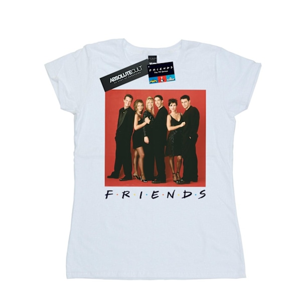 Friends Dam/Damer Gruppfoto Formell Bomull T-shirt S Vit White S