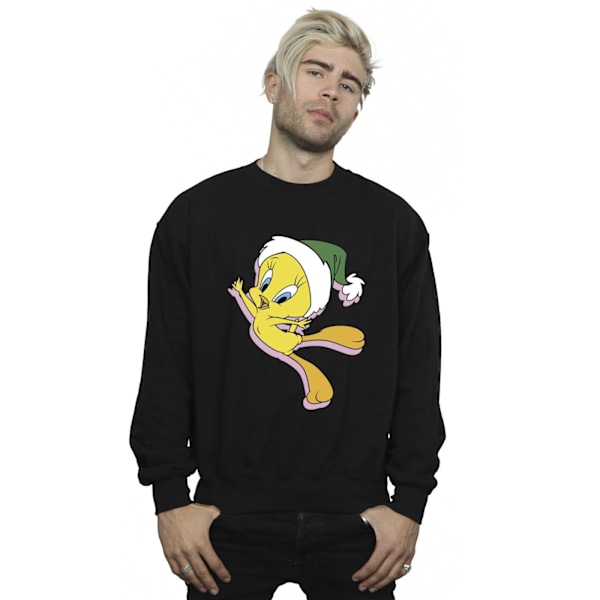 Looney Tunes Tweety Julhatt Sweatshirt L Svart Black L