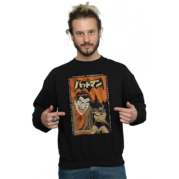 DC Comics Herr The Joker Cover Sweatshirt M Svart Black M