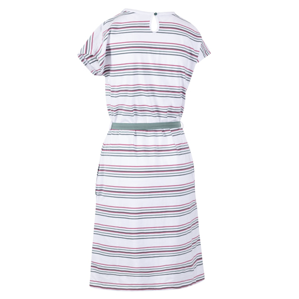 Trespass Dam/Dam Lidia Rundhals Bomullsklänning XL Multico Multicoloured Stripe XL