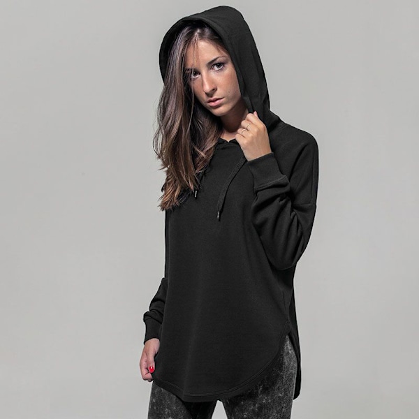 Bygg ditt varumärke Dam/Dam Oversized Hoodie L Svart Black L