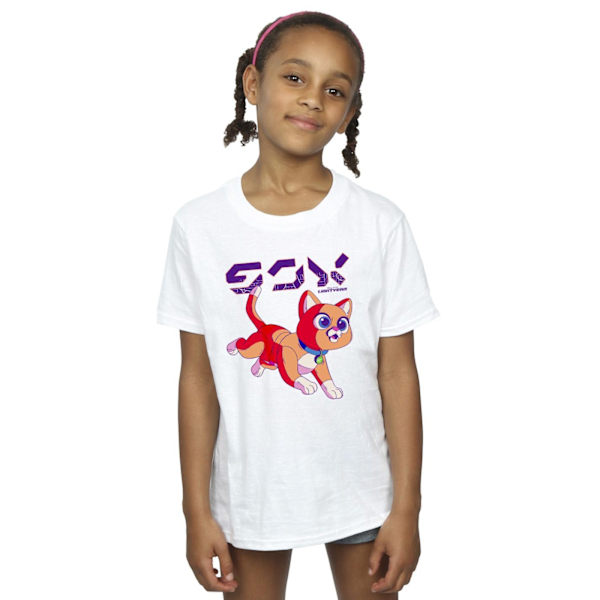 Disney Girls Lightyear Sox Digital Cute Bomull T-shirt 5-6 år White 5-6 Years