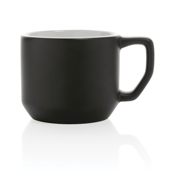 XD Collection Modern Keramikmugg 350ml One Size Svart Black One Size