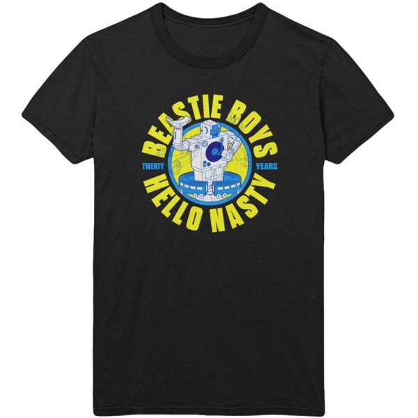 Beastie Boys Unisex Adult Nasty 20 Years T-Shirt XL Svart Black XL