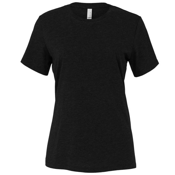 Bella + Canvas Dam/Dam Heather Relaxed Fit T-Shirt S Blac Black Heather S