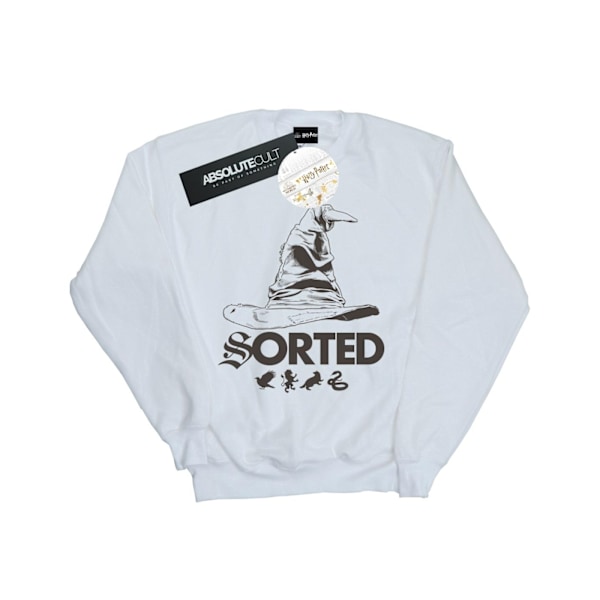 Harry Potter Herr Sorting Hat Sweatshirt 4XL Vit White 4XL