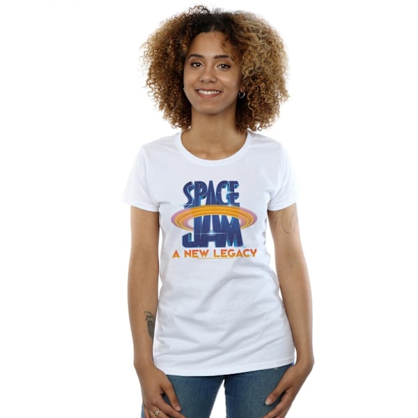 Space Jam: A New Legacy Dam/Dam Movie Logo Bomull T-shirt White S