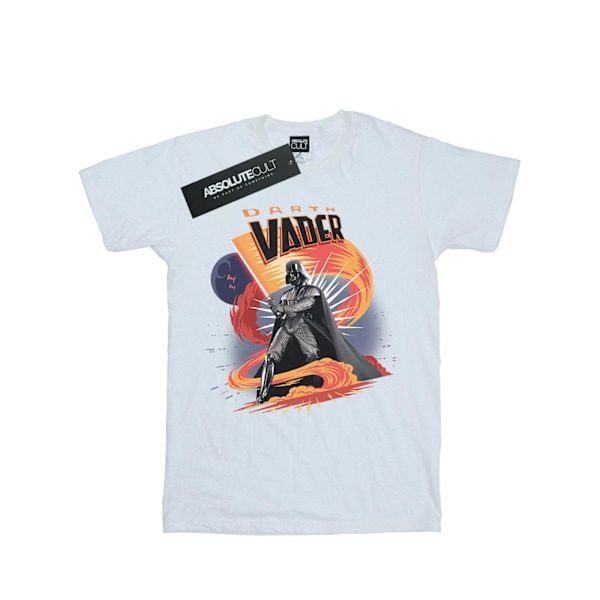Star Wars Darth Vader Swirling Fury T-shirt XL Vit White XL